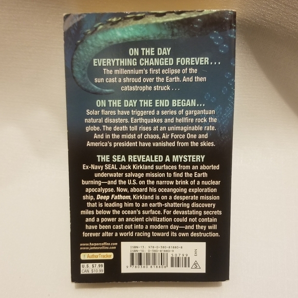 Oceanic scifi thriller by James Rollins- "Deep Fathom" paperback - Picture 4 of 5
